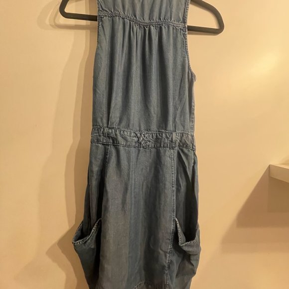 Denim Wrap Dress - Picture 3 of 7